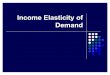3.1 Income Elasticity of Demand (1)