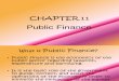 Chapter 11 - Public Finance