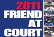 2011 Friend at Court Book
