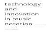 Technology and Innovation in Music Notation