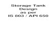Tank API650 Design