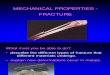 Fracture & Strength of Materials