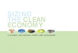Sizing Up the Clean Economy