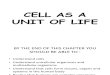 Cell as a Unit of Life2