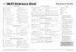 OOLite Reference Sheet (Keyboard Guide, Heads Up Display, General Information, Observer’s Guide and Commander’s Log)