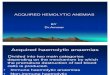 Acquired Hemolytic Anemias (2)