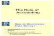 The Role of Accounting