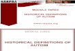 NARPAA E-Class Module 3 - Historical Definitions of Autism