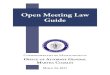 Massachusetts Attorney General's Open Meeting Law Guide
