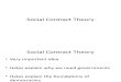 Social Contract Theory (Short Version)