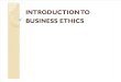 Business Ethics Basics