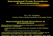 International Trade Procedures & Documentation