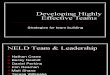 team and leadership w-objectives-neld