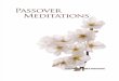 Passover Meditations