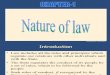 Ch-1 Nature of law