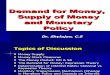 Demand for and Supply of Money-V
