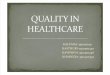 Quality in Healthcare(2)
