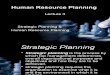 HR Planning & Strategic Planning