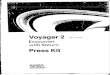 Voyager 2 Encounter With Saturn Press Kit