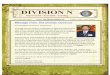 Division N Newsletter 1st Issue
