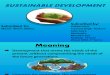 Sustainable Deveopment Ppt