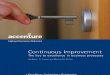 Accenture Continuous Improvement the Key to Excellence