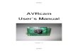 AVRcam Users Manual v1 4