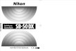 English manual for Nikon SB50dx Flash