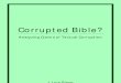 Is the Bible Corrupted?