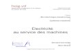 Electricite Au Service Des Machines