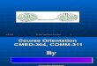 Course Orientation Community Medicine