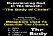 08-8-2010 Experiencing God in the Church-The Body-Unity