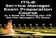 Before Exam Itil Service Manager