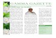 Gamma Gazette, Summer 2010 issue