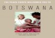 Peace Corps Botswana Welcome Book  |  January 2008