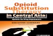 Opiod Substitution Therapy in Central Asia