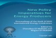 New Policy Imperatives for Energy Producers (1980)