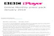 BBC iPlayer Publicity Pack January 10