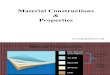 Material Construction & Properties 1