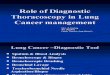 Diagnostic Thoracoscopy (VATS) in Lung Cancer