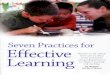 7 Practice for Effective Learning