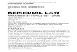 Remedial Law Suggested Answers (1997-2006), Word