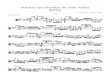 Bach Partita I for Solo Violin Viola Sheet Music