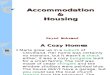 Accommodation & Housing