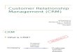 Customer Relationship Management (CRM) Systems-Final