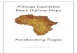 A to Z of African Countries Blank Outline Maps