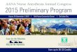 AANA Nurse Anesthesia Annual Congress 2015 Preliminary Program