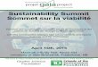 Sustainability summit program april 15, 2015