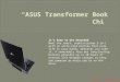 Asus transformer book