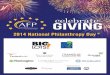 2014 National Philanthropy Day® Hotel Lobby Poster (with sponsors)